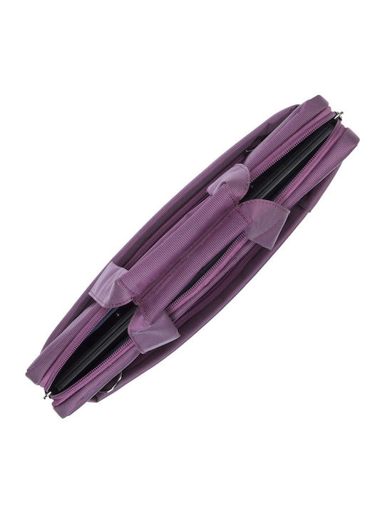 Rivacase Central 8221 Tasche Schulter / Handheld für Laptop 13.3" in Lila Farbe