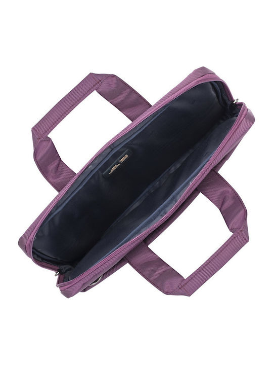 Rivacase Central 8221 Tasche Schulter / Handheld für Laptop 13.3" in Lila Farbe