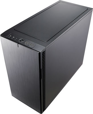 Fractal Design Define R6 Tempered Glass Midi Tower Κουτί Υπολογιστή με Πλαϊνό Παράθυρο Μαύρο