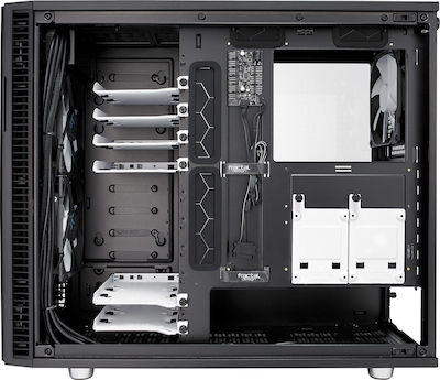 Fractal Design Define R6 Tempered Glass Midi Tower Κουτί Υπολογιστή με Πλαϊνό Παράθυρο Μαύρο