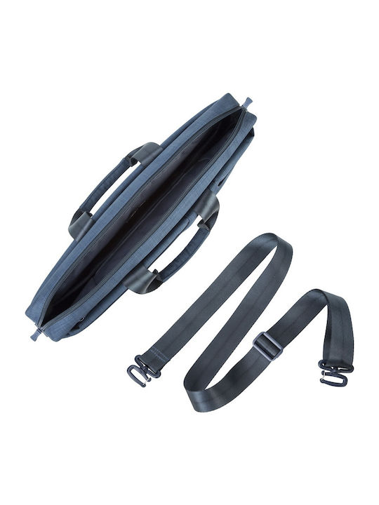 Rivacase Biscayne 8335 Τσάντα Ώμου / Χειρός για Laptop 15.6" σε Μπλε χρώμα