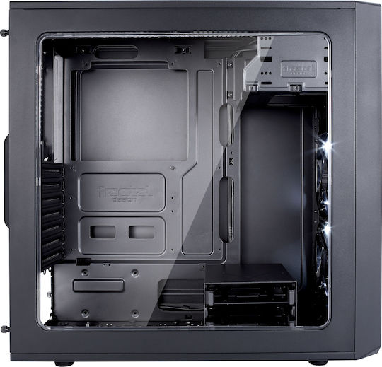 Fractal Design Focus G Геймърско Midi Tower Компютърна Кутия с Страничен Прозорец Черен
