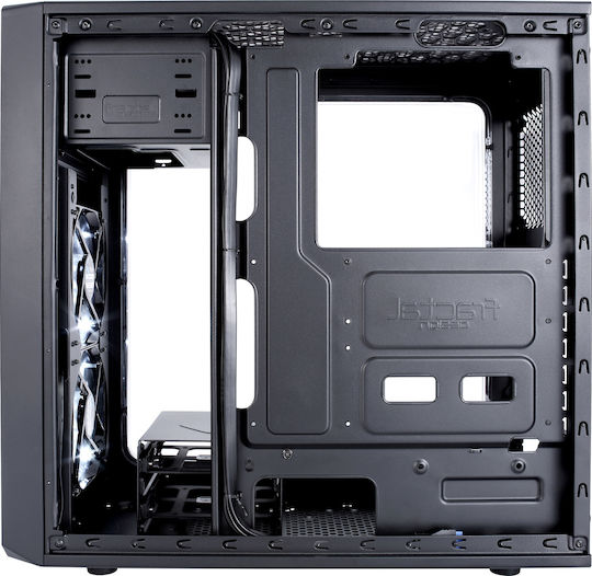 Fractal Design Focus G Геймърско Midi Tower Компютърна Кутия с Страничен Прозорец Черен