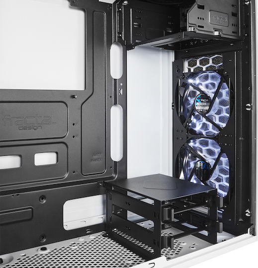 Fractal Design Focus G Midi Tower Κουτί Υπολογιστή με Πλαϊνό Παράθυρο Λευκό