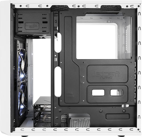 Fractal Design Focus G Midi Tower Κουτί Υπολογιστή με Πλαϊνό Παράθυρο Λευκό