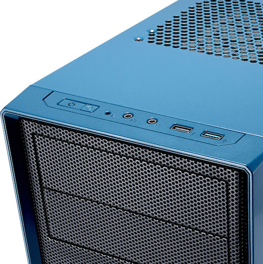 Fractal Design Focus G Midi Tower Κουτί Υπολογιστή με Πλαϊνό Παράθυρο Μπλε