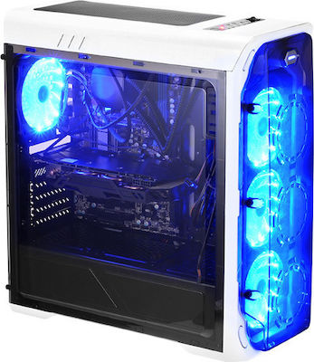 LC-Power Gaming 988 Midi Tower Computer Case with Window Panel White