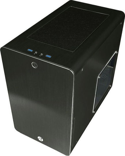 Raijintek Styx Gaming Midi-Turm Computergehäuse mit Seitenfenster Schwarz