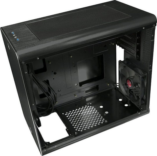 Raijintek Styx Gaming Midi-Turm Computergehäuse mit Seitenfenster Schwarz