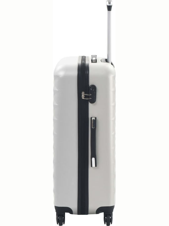 vidaXL vidaXL Hartkoffer Silber Maximale Höhe 78cm mit 4 Räder Set 3 Stück
