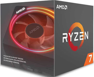 AMD Ryzen 7 2700 3.2GHz Επεξεργαστής 8 Πυρήνων για Socket AM4 σε Κουτί με Ψύκτρα