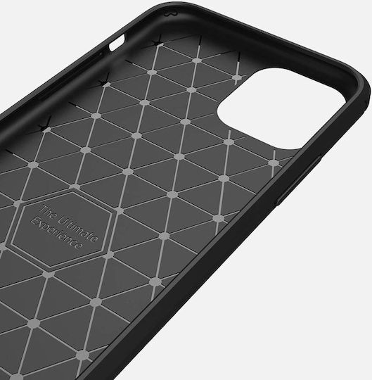 Hurtel Back Cover Σιλικόνης Μαύρο (iPhone 11)