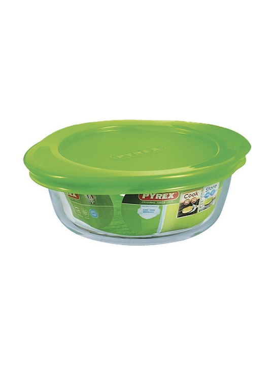 Pyrex Δοχείο Φαγητού Γυάλινο Πράσινο 2.3lt
