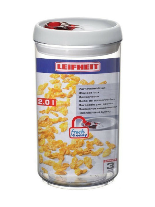 Leifheit Fresh & Easy Κουτί Γενικής Χρήσης με Αεροστεγές Καπάκι Πλαστικό 2000ml