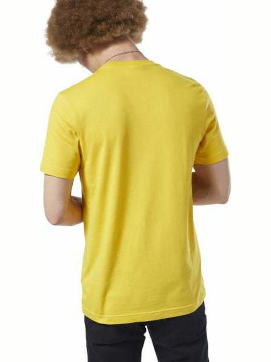 Reebok Classics Ανδρικό T-shirt Toxic Yellow με Λογότυπο