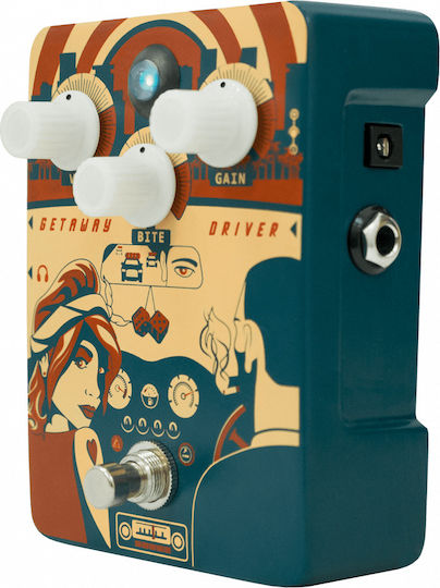 Orange Getaway Driver Pedale Wirkung Overdrive E-Gitarre