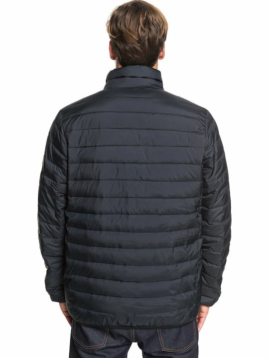 Quiksilver Scaly Men's Winter Puffer Jacket Black