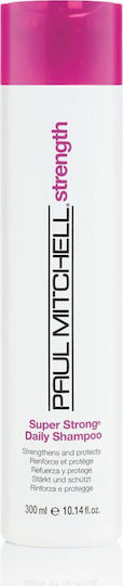 Paul Mitchell Super Strong Σαμπουάν Αναδόμησης/Θρέψης & Διατήρησης Χρώματος για Όλους τους Τύπους Μαλλιών 300ml