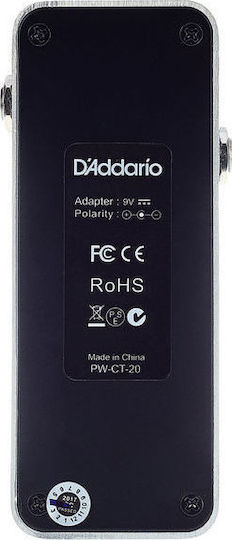 Daddario Chromatic PW-CT-20 Pedale Tuner E-Gitarre, E-Bass und Elektroakustische Instrumente