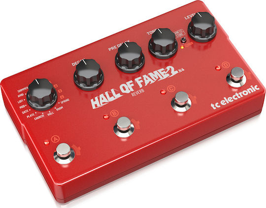 TC Electronic Hall Fame 2 x4 Pedală Efectul Reverberație Chitară electrică