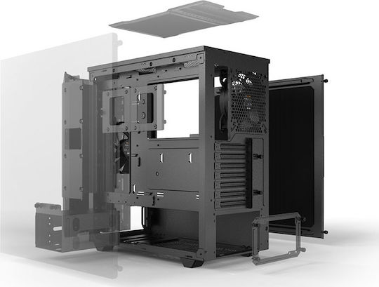 Be Quiet Pure Base 500 Midi Tower Κουτί Υπολογιστή Μαύρο