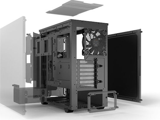 Be Quiet Pure Base 500 Midi Tower Κουτί Υπολογιστή Μαύρο