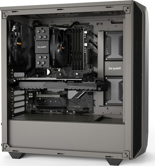 Be Quiet Pure Base 500 Midi Tower Κουτί Υπολογιστή Metallic Gray