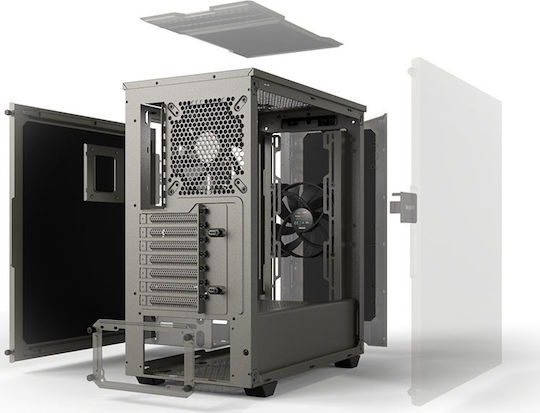 Be Quiet Pure Base 500 Midi Tower Κουτί Υπολογιστή Metallic Gray