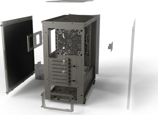 Be Quiet Pure Base 500 Midi Tower Κουτί Υπολογιστή Metallic Gray