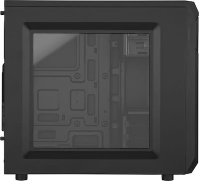 Corsair Carbide Spec-01 Gaming Midi Tower Κουτί Υπολογιστή με Πλαϊνό Παράθυρο Red LED