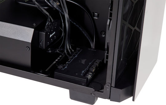 Corsair Obsidian Series 500D RGB SE Premium Геймърско бюро Midi Tower Компютърна кутия със страничен прозорец Черен