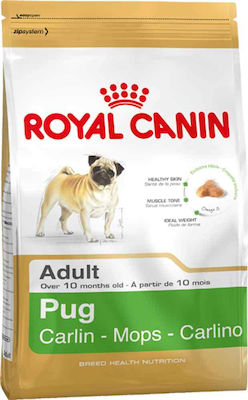 Royal Canin Adult Pug 1.5kg Hrană Uscată pentru Câini Adulți de Rase Mici cu Porumb, Păsări de curte și Orez