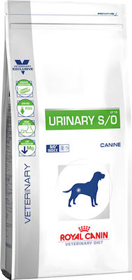 Royal Canin Veterinary Urinary S/O 2kg Trockenfutter für erwachsene Hunde mit Geflügel und Reis