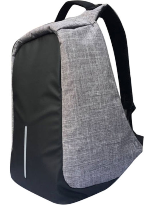 NOD CitySafe Waterproof Backpack for Laptop 15.6" with USB Port in Gray Color