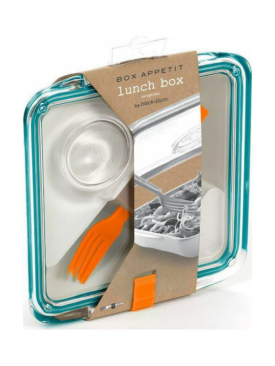 Black+Blum Кутия за храна Box Appetit 880ml Кутия за обяд Пластмаса Розов Подходяща за микровълнова фурна 880мл 1бр