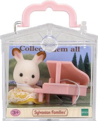 Epoch Toys Miniature Toy Rabbit with Piano Sylvanian Families for 3+ Years