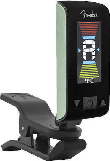Fender Chromatisch Tuner Original Clip-On in Grün Farbe