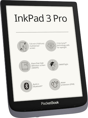 Pocketbook InkPad 3 Pro με Οθόνη Αφής 7.8" (16GB) Γκρι