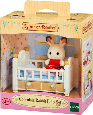 Epoch Toys Miniature Toy Chocolate Rabbit Baby Set Sylvanian Families for 3+ Years (Various Designs/Assortments of Designs) 1pc