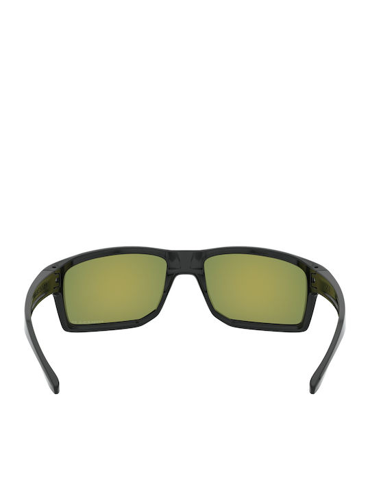 Oakley Gibston Мъжки Слънчеви Очила с Черна Пластмасова Рамка и Оранжеви Поляризирани Огледални Стъкла OO9449-05