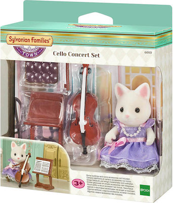 Epoch Toys Miniature Toy Cello Concert Set Sylvanian Families for 3+ Years (Various Designs/Assortments of Designs) 1pc