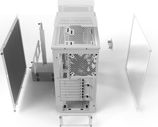 Be Quiet Pure Base 500 Gaming Midi Tower Κουτί Υπολογιστή με Πλαϊνό Παράθυρο Λευκό