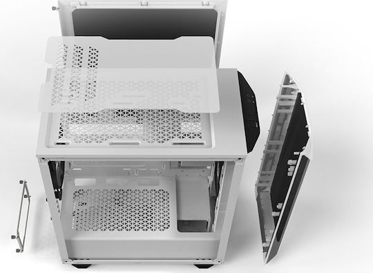 Be Quiet Pure Base 500 Gaming Midi Tower Κουτί Υπολογιστή με Πλαϊνό Παράθυρο Λευκό