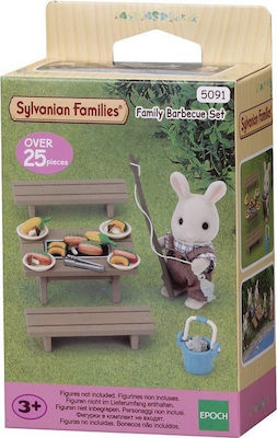 Epoch Toys Miniature Toy Family Barbecue Set Sylvanian Families for 3+ Years 7.7cm.