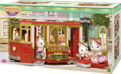 Epoch Toys Miniature Toy Town Series Ride Along Tram Sylvanian Families for 3+ Years