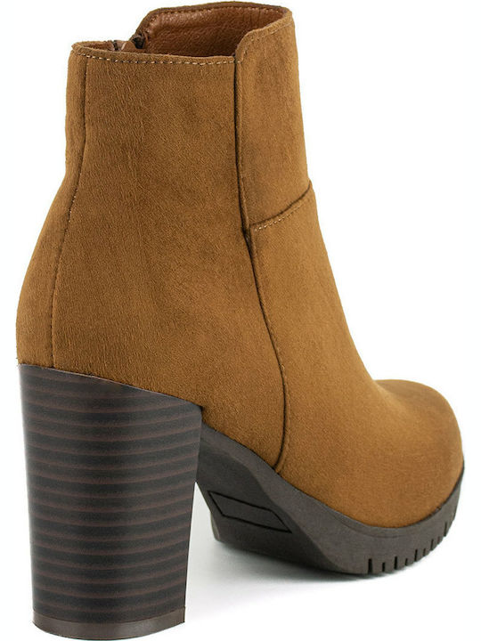 Migato Suede Women's Ankle Boots Tabac Brown DH6425-23