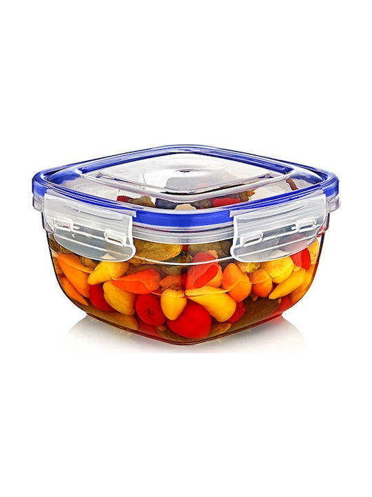 Dassimpo Lunch Box Plastic Μπλε Suitable for for Lid for Microwave Oven 275ml 1pcs