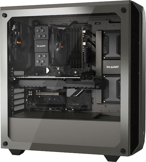 Be Quiet Pure Base 500 Gaming Midi Tower Computer Case with Gray Side Window