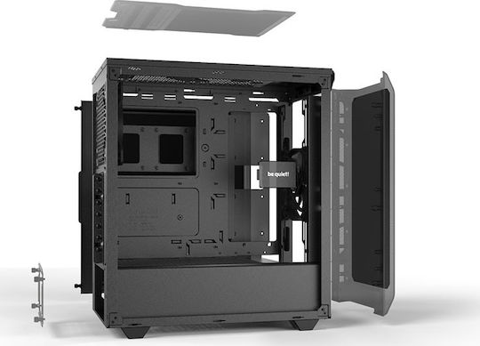 Be Quiet Pure Base 500 Gaming Midi Tower Κουτί Υπολογιστή με Πλαϊνό Παράθυρο Μαύρο