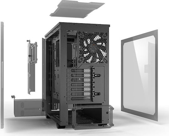 Be Quiet Pure Base 500 Gaming Midi Tower Κουτί Υπολογιστή με Πλαϊνό Παράθυρο Μαύρο